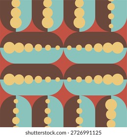 Icono de pastel Ilustración vectorial. Patrón geométrico sin fisuras de Vector con estrellas retro ligeras y círculo. eps10