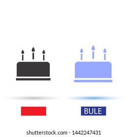 cake icon vector . Lorem Ipsum Illustration design