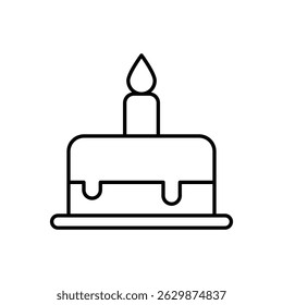 Ilustração de stock de vetor de ícone de bolo