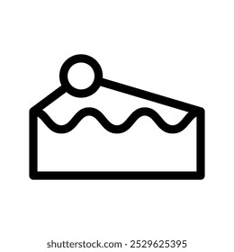 Cake Icon Vector Symbol Design Illustration