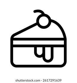 Cake Icon Vector Symbol Design Illustration