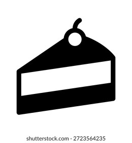 Cake Icon Vector Symbol Design Illustration