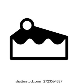 Cake Icon Vector Symbol Design Illustration