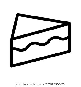 Cake Icon Vector Symbol Design Illustration