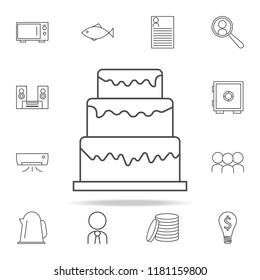 cake icon. web icons universal set for web and mobile
