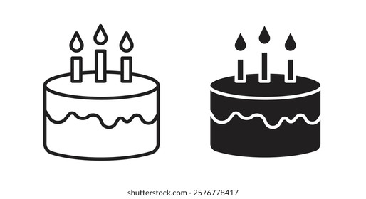 Cake icons pack for ui designs
