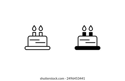 Cake icons set vector stock illustration