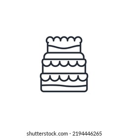 cake icons  symbol vector elements for infographic web