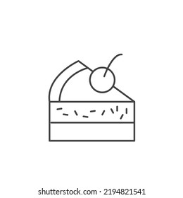 Cake icons  symbol vector elements for infographic web