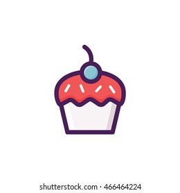 Cake Illustration Icon