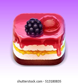 Cake iOS app icon