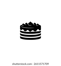cake isolated on white background