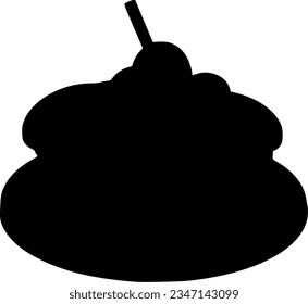 cake isolated vector silhouette icon