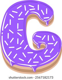 Cake Letter Alphabet Vector G
