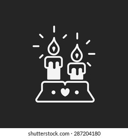 cake line icon