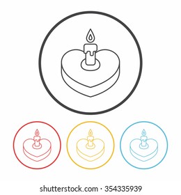 cake line icon