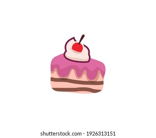 Cake logo bakery cream vector 