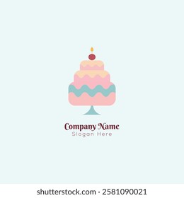 Cake logo for bakery shop