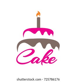 Cake Logo, Bakery Logo, Sweet Cake Logo