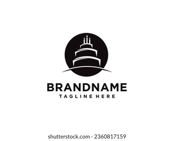 Cake logo, Cakes and Bakery icon logo design, food vector, bread vector, and symbol and icon food