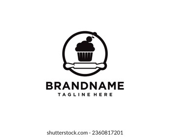 Cake-Logo, Cakes- und Bäckereisymbol-Logo, Lebensmittelvektorgrafik, Brotvektor, Symbol und Symbol für Lebensmittel