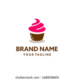 Cake Logo Design Template Sign