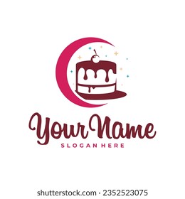 Cake logo design vector. Icon Symbol. Template Illustration