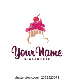 Cake logo design vector. Icon Symbol. Template Illustration