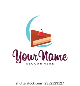Cake logo design vector. Icon Symbol. Template Illustration