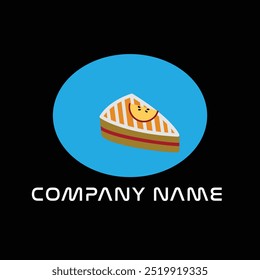 Das Kuchen-Logo zeigt ein wunderschön gestaltetes Design, das die Kunst des Backens hervorhebt.