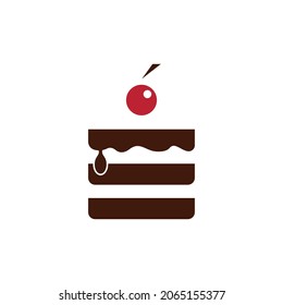 cake logo, icon and vector