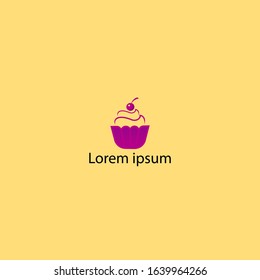 cake logo icon vector illustration