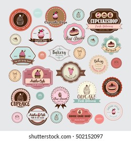 cake logo set