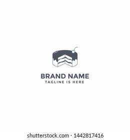 cake logo vector icon illustration
