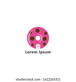 cake logo vector illustration. cake shop logo icon. 