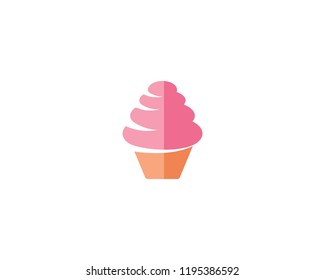Cake logo vector ilustration template