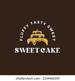 vector de logotipo de pastel para su empresa, empresa y medios sociales
