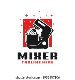 Cake Maker Mixer Tool Logo Design