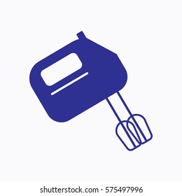 Cake Mixer Icon. Flat Isolated. Graphic Vector Symbol Outline Style Design. Use for App, Web, Mobile and Everything