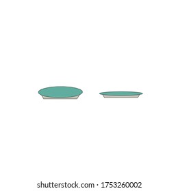 Cake mold illustration, drawing, engraving, ink, line art, vector
