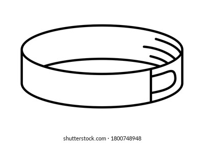 CAKE MOLD AUF WEISSEM HINTERGRUND IM VEKTOR