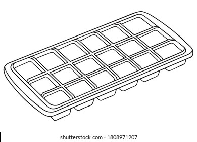 Cake Mold Vector Illustrationisolated On White Stock Vector (Royalty ...