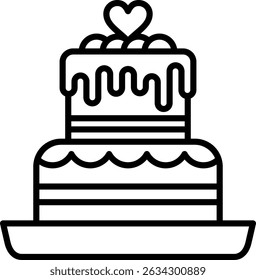 Cake New Creative Icon Design Vector