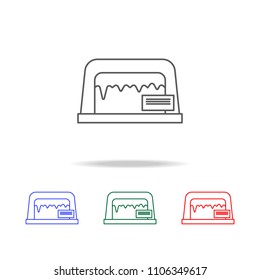 cake on sale icon. Elements of grocery store  in multi colored icons. Premium quality graphic design icon. Simple icon for websites, web design, mobile app on white background