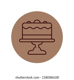 Cake outline icon