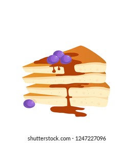 cake, pancakes with chocolate for the menu