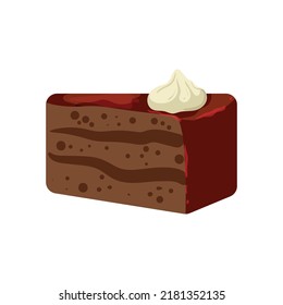 Pasteles de pasteles y tartas de queso. Ilustraciones vectoriales de caramelos aislados en fondo blanco.