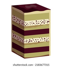 Cake pastries and cheesecakes. Vector illustrations of sweets isolated on white background.