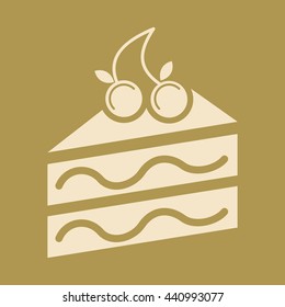 Cake Pastry Icon. Eps-10.