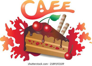 cake pastry jam logo beautiful image